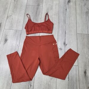 PINK Victoria's Secret Rust Leggings Set